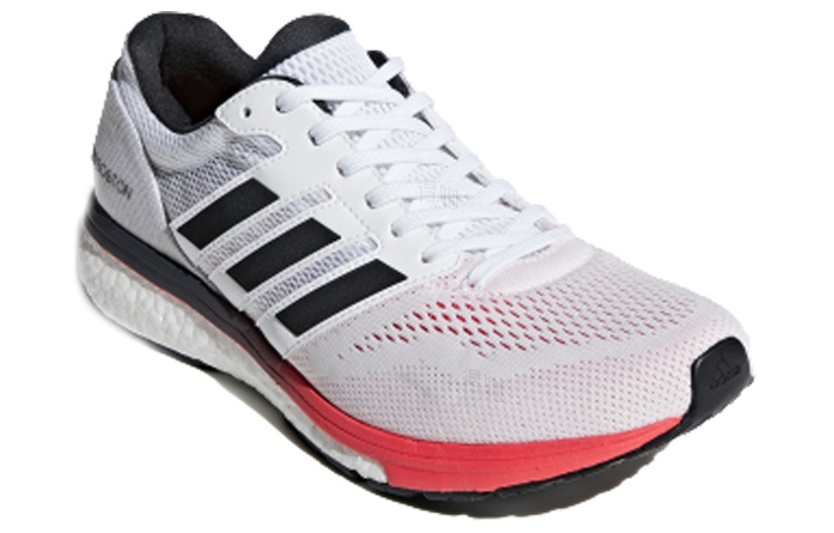 Мужские кроссовки adidas Adizero Boston 7 (бело-красные) — фото 4