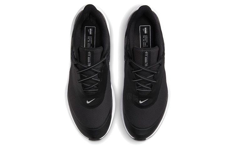 Мужские кроссовки Nike Quest 3 Shield (черно-белые) — Чёрный / белый — фото 4