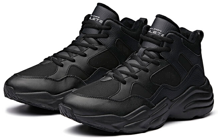 Мужские кроссовки Anta Mid Top Running Shoes (черные) — фото 2