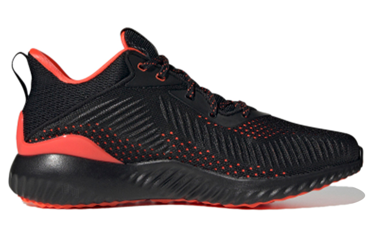 Мужские кроссовки adidas AlphaBounce Ek (черный / оранжевый) — Чёрный / оранжевый — фото 2