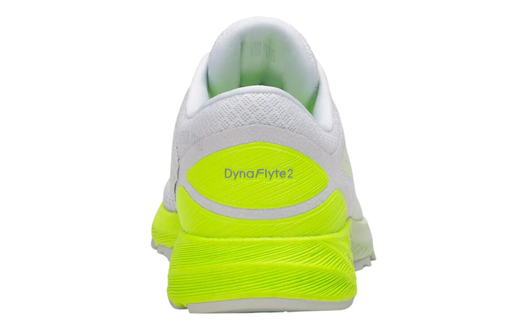 Женские кроссовки ASICS Dynaflyte 2 (бело-желтые) — Белый / жёлтый — фото 4