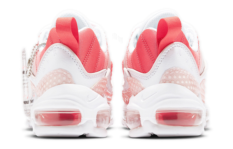 Женские кроссовки Nike Air Max 98 Bubble Pack (бело-красные) — фото 4