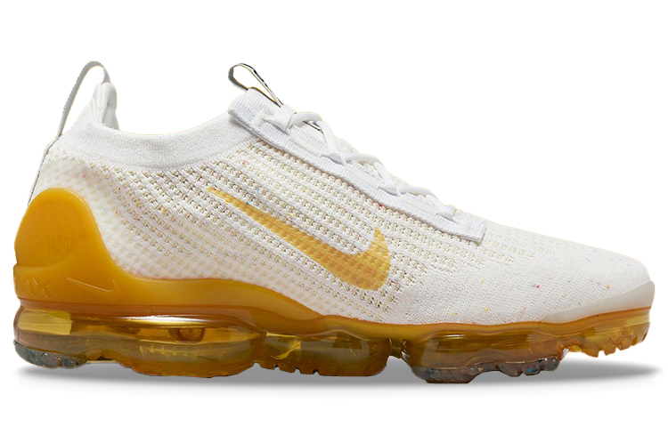 Мужские кроссовки Nike VaporMax 2021 (бежевый / желтый) — Бежевый / жёлтый — фото 2