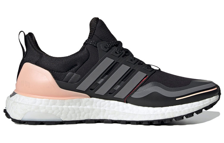 Женские кроссовки adidas ULT (черно-серо-розовые) — фото 2