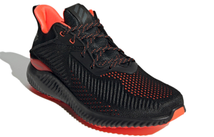 Мужские кроссовки adidas AlphaBounce Ek (черный / оранжевый) — Чёрный / оранжевый — фото 3