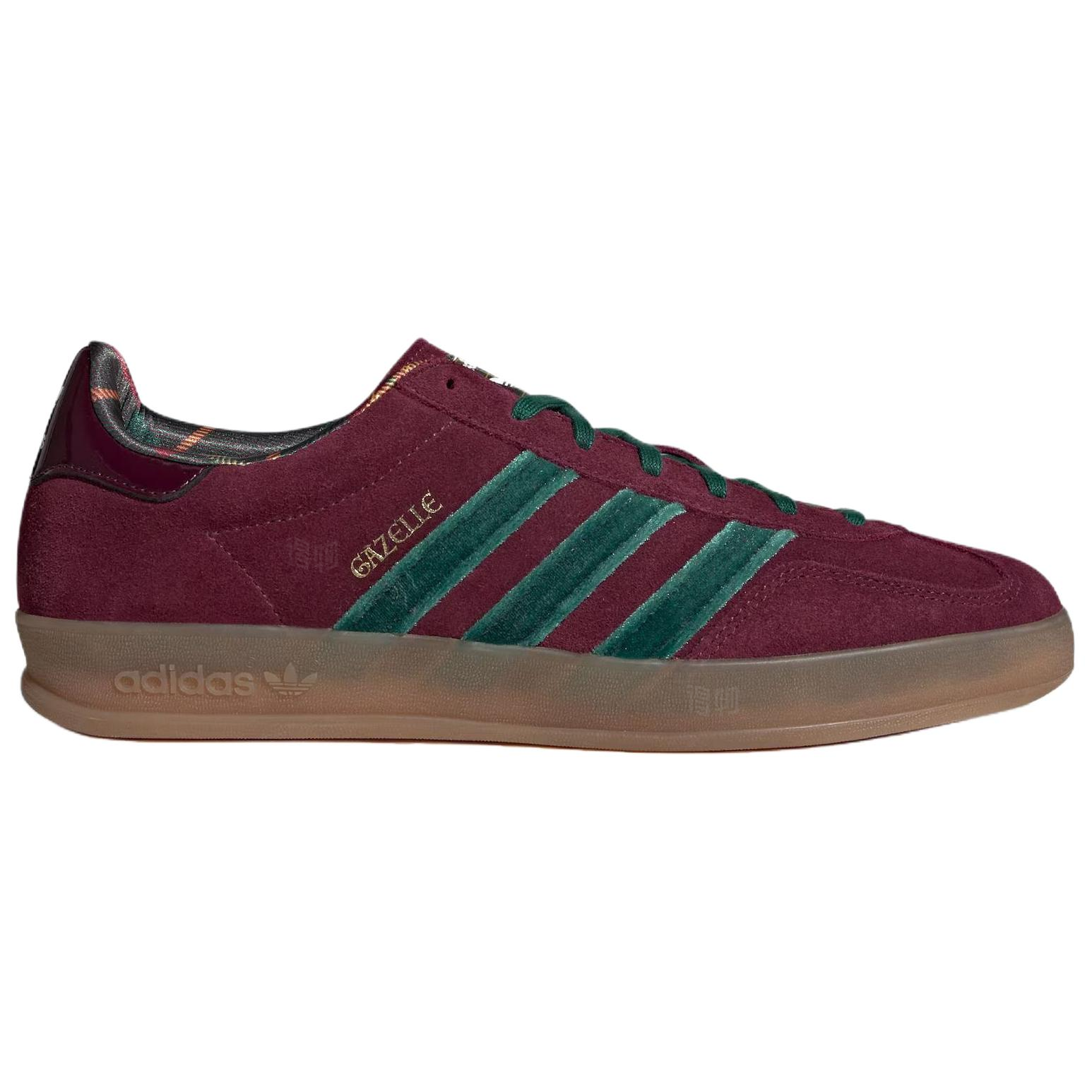 Кеды adidas originals GAZELLE INDOOR (красные) — фото 2