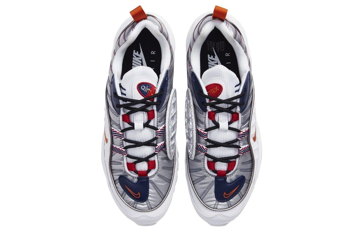 Женские кроссовки Nike Air Max 98 (- серо-белые) — фото 4