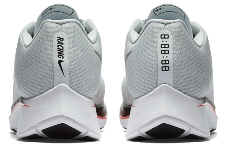 Мужские кроссовки Nike Zoom Fly 1 (белый / красный / черный) — Белый / красный / чёрный — фото 5