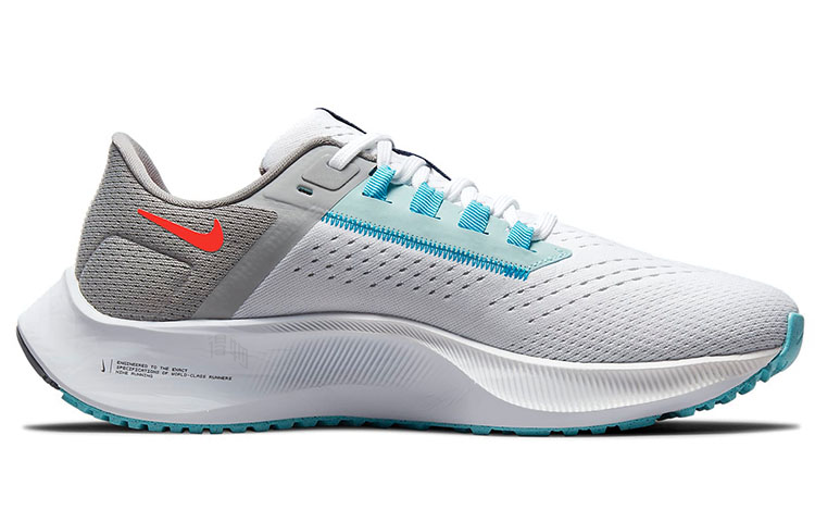Женские кроссовки Nike Pegasus 38 Limited Edition (черно-бело-оранжевые) — фото 2