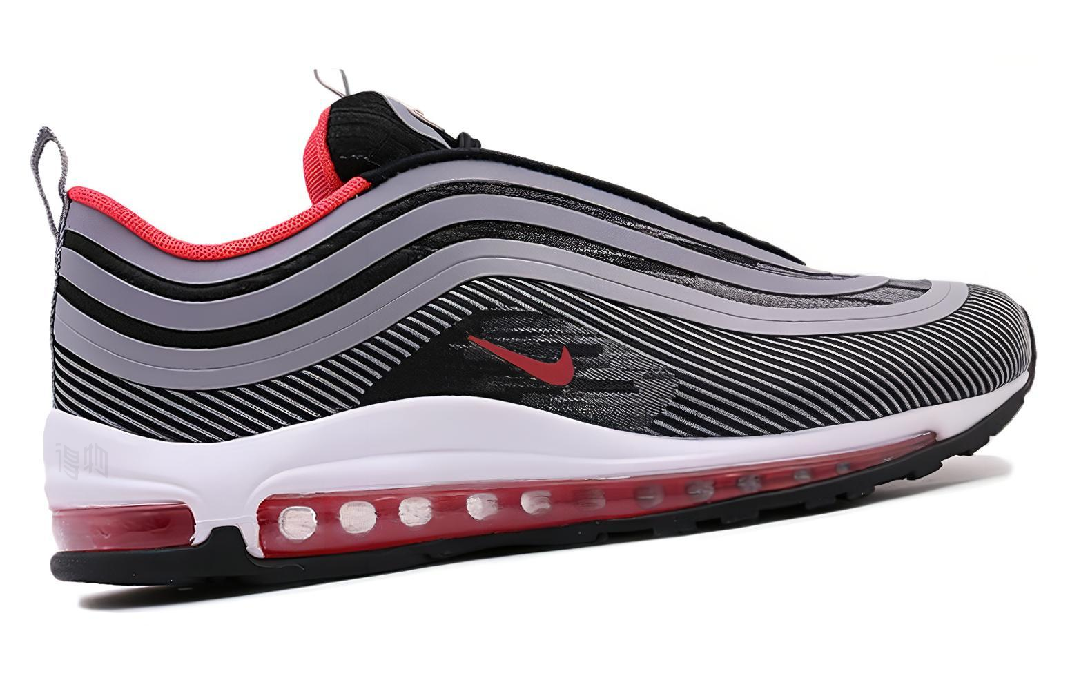 Мужские кроссовки Nike Air Max 97 (красно-серый) — 狼灰 — фото 2