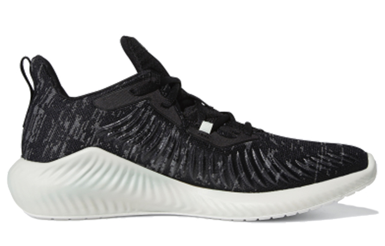 Мужские кроссовки adidas AlphaBounce (черно-белые) — фото 2