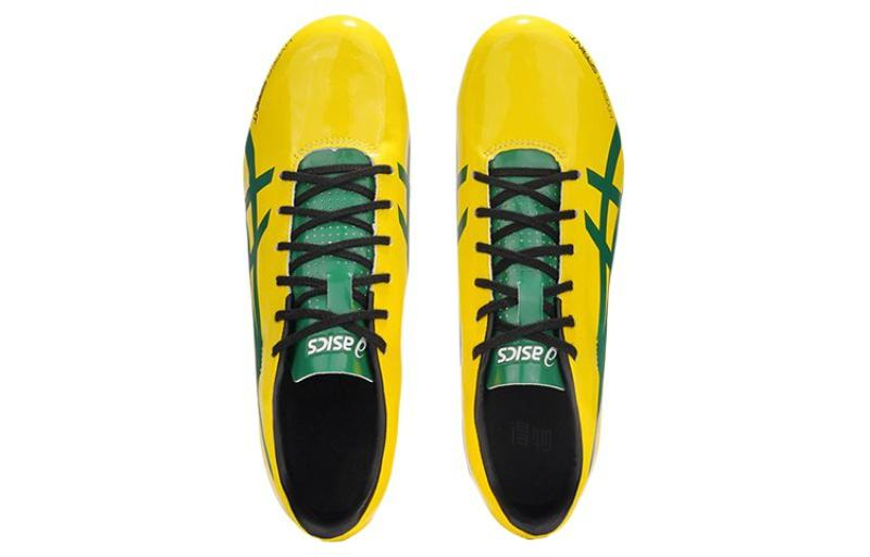 Кроссовки ASICS Hyper sprint 7 (желто-зелено-черные) — фото 3