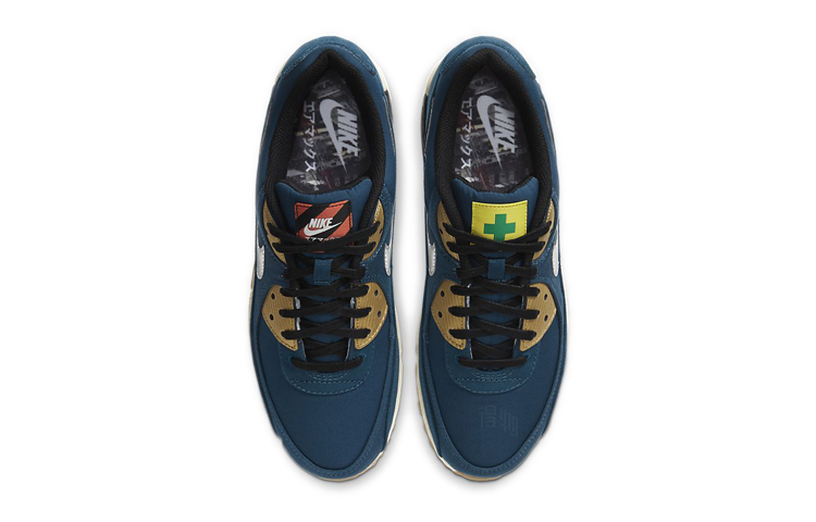 Кроссовки Nike Air Max 90 Tokyo (темно-синие) — фото 4
