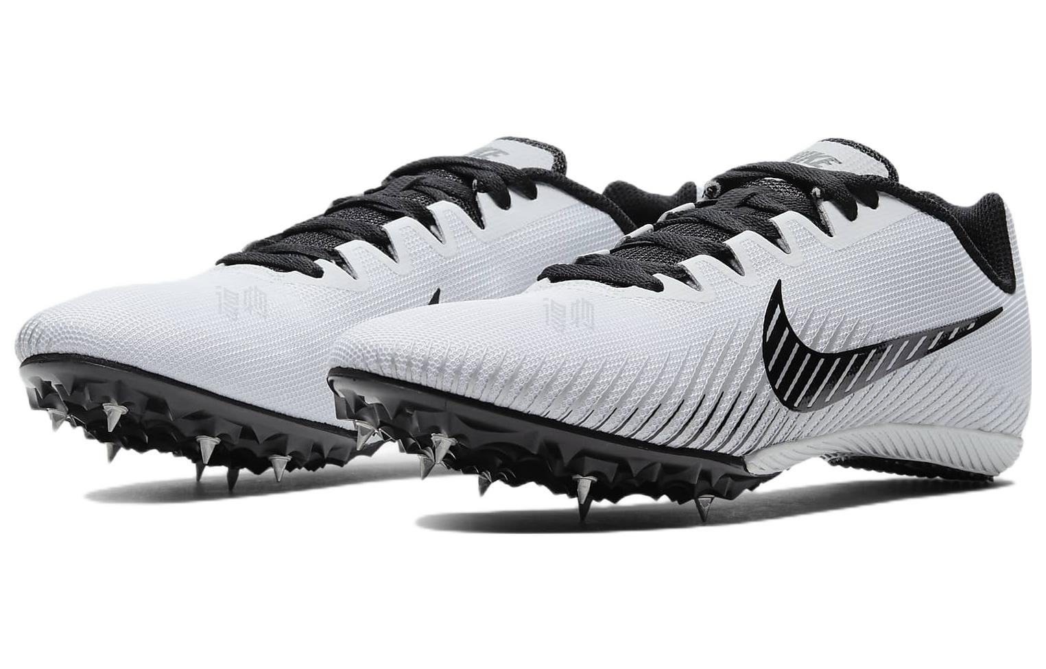 Кроссовки Nike Zoom Rival M 9 M 9 (бело-черные) — Белый / чёрный — фото 3
