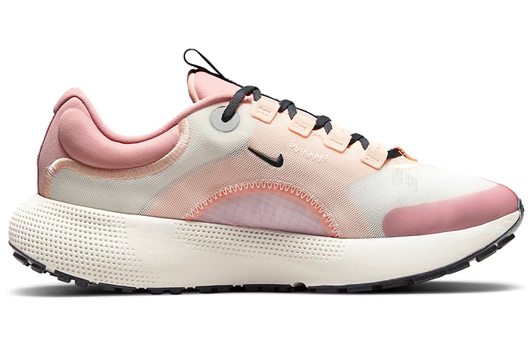 Женские кроссовки Nike React Escape Run 1 (бело-розовый) — Белый / розовый — фото 2