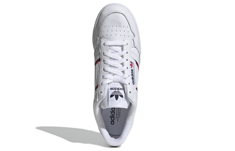 Кеды adidas Continental 80 (бело-красно-черные) — фото 5