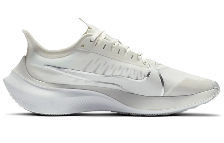 Женские кроссовки Nike Zoom Gravity 1 (серебристо-белые) — Серебристый / белый — фото 2