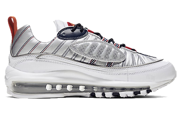 Женские кроссовки Nike Air Max 98 (- серо-белые) — фото 2
