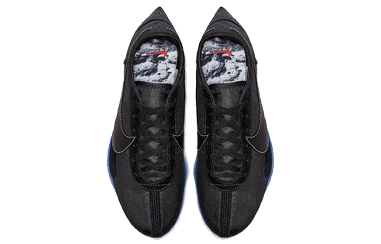 Кроссовки Nike Moon Racer QS (черно-синие) — Чёрный / синий — фото 4
