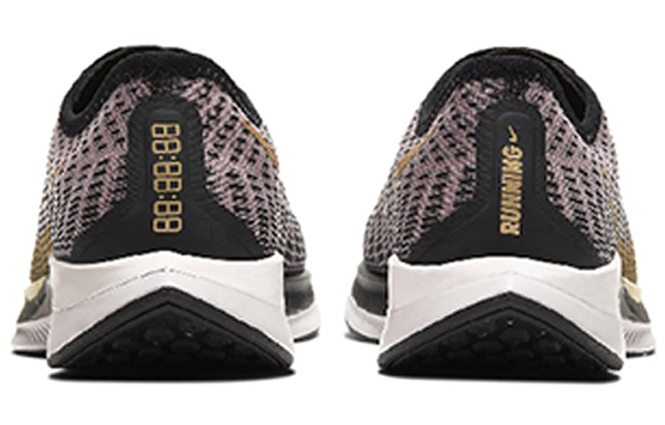 Женские кроссовки Nike Pegasus turbo 2 "black chalk gold" (черно-золотые) — фото 4