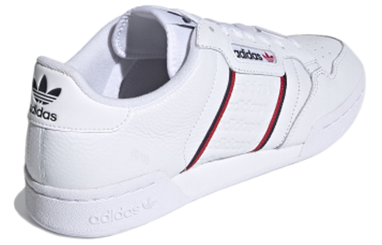 Кеды adidas Continental 80 (бело-красно-черные) — фото 4