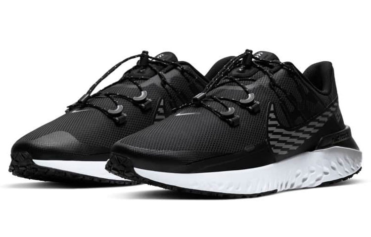 Мужские кроссовки Nike Legend React 3 Shield (черно-серые) — фото 3