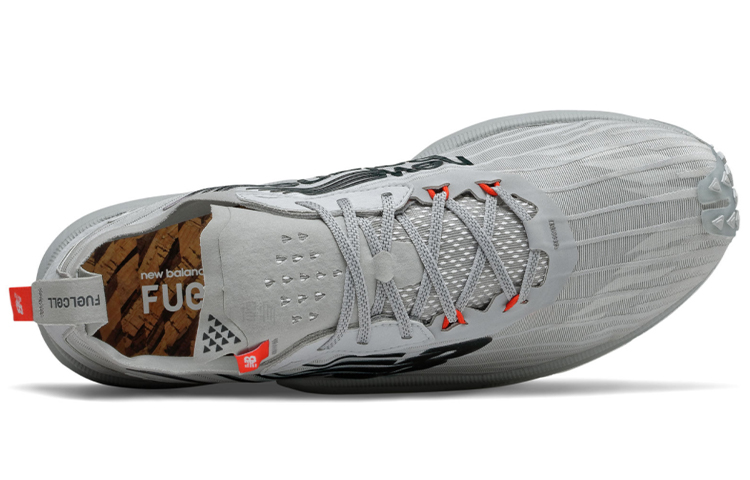 Мужские кроссовки New Balance New Balance NB FuelCell (серо-красные) — фото 3