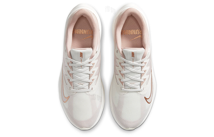 Женские кроссовки Nike Quest 3 (розово-белые) — Розовый / белый — фото 4
