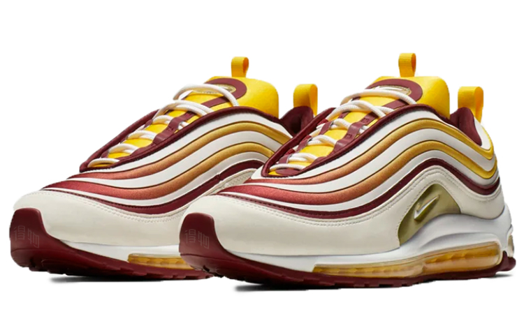 Мужские кроссовки Nike Air Max 97 UL 17 (бело-желтые) — Белый / жёлтый — фото 2