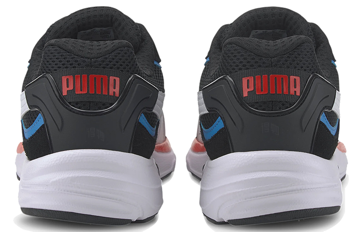 Кроссовки PUMA Axis Plus (бело-черно-синие) — фото 4