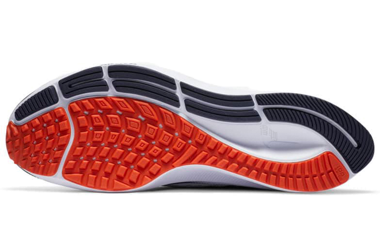 Кроссовки Nike Pegasus 37 (бело-оранжевые) — фото 6