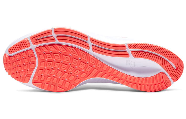 Женские кроссовки Nike Pegasus 37 (бело-оранжевые) — фото 6