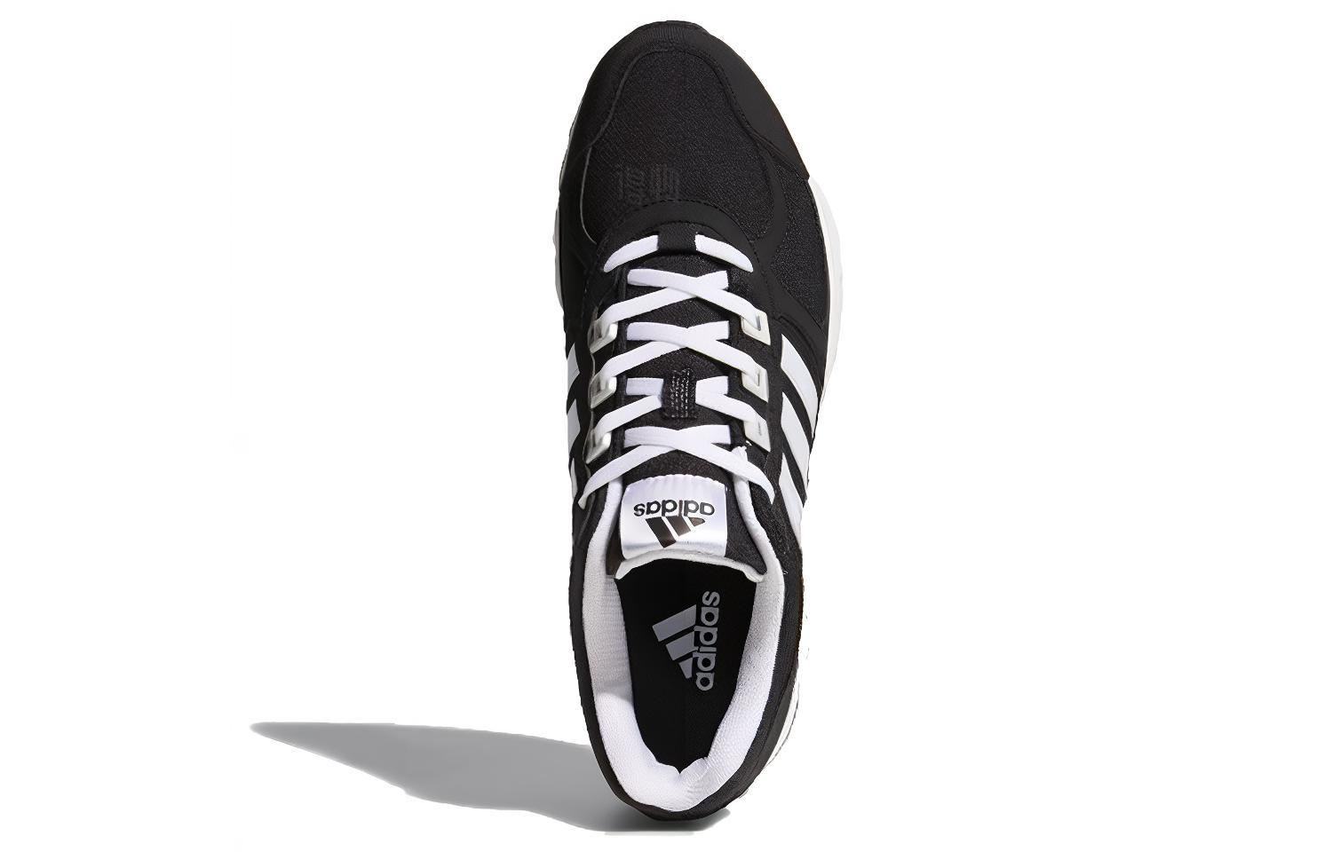 Женские кроссовки adidas Equipment 10 (черно-бело-розовые) — 黑色亮白 — фото 3