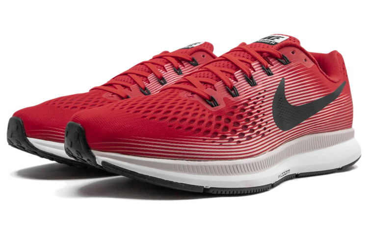 Мужские кроссовки Nike Pegasus 34 (красно-белые) — Красныйбелый — фото 2