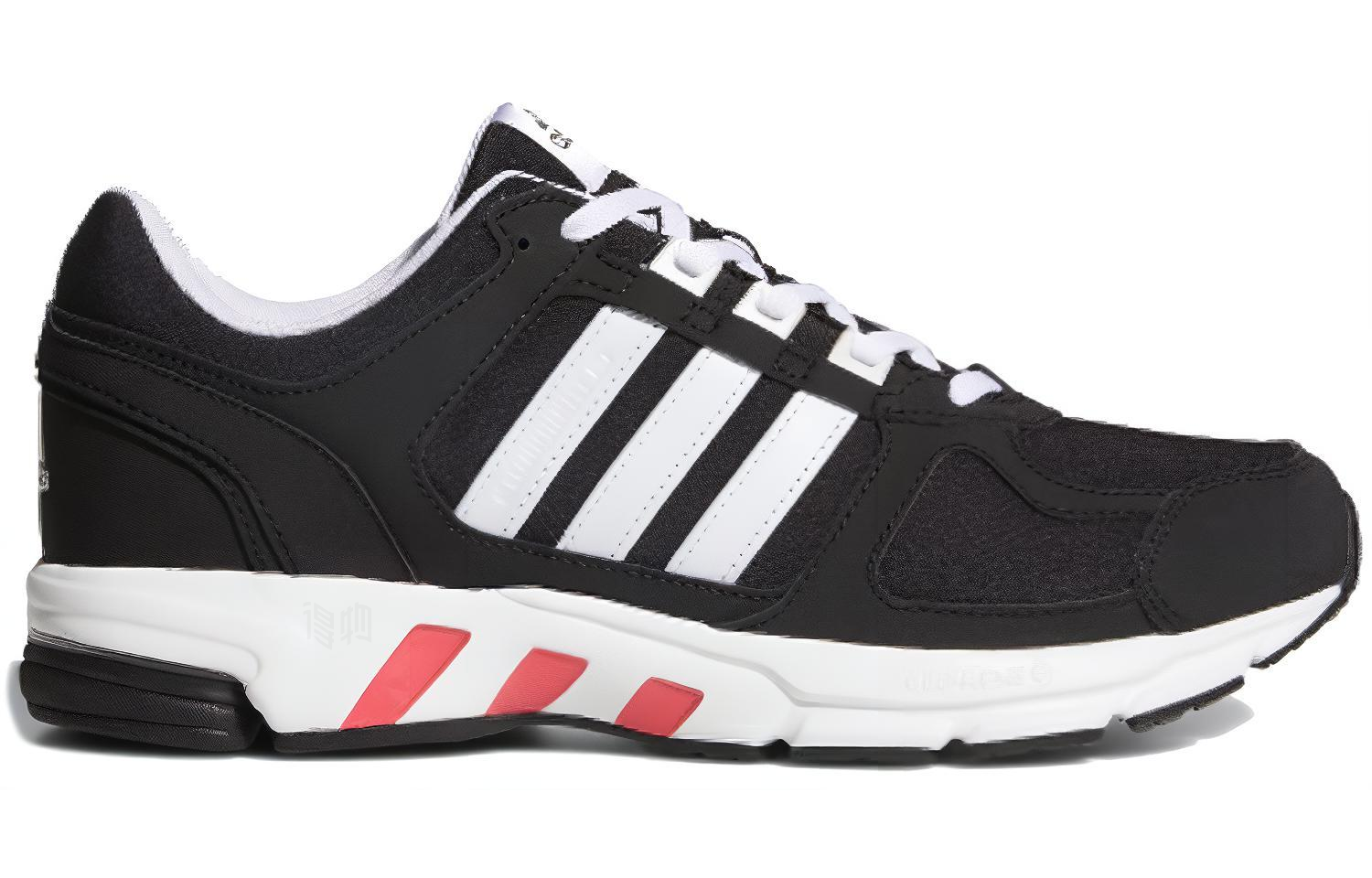 Женские кроссовки adidas Equipment 10 (черно-бело-розовые) — 黑色亮白 — фото 2