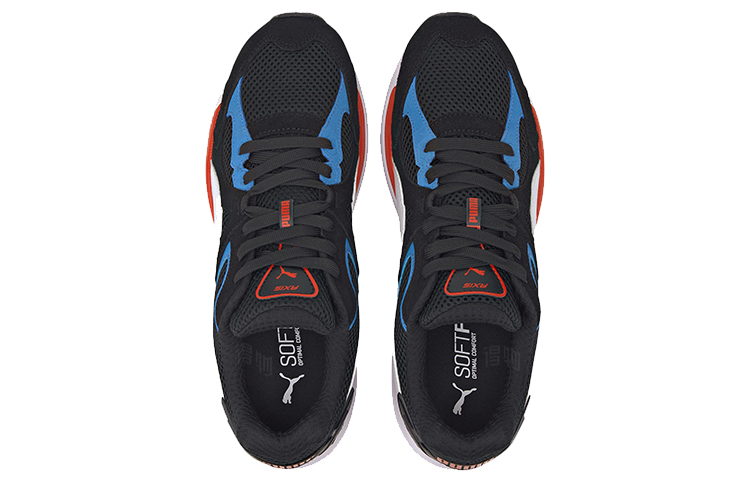 Кроссовки PUMA Axis Plus (бело-черно-синие) — фото 3