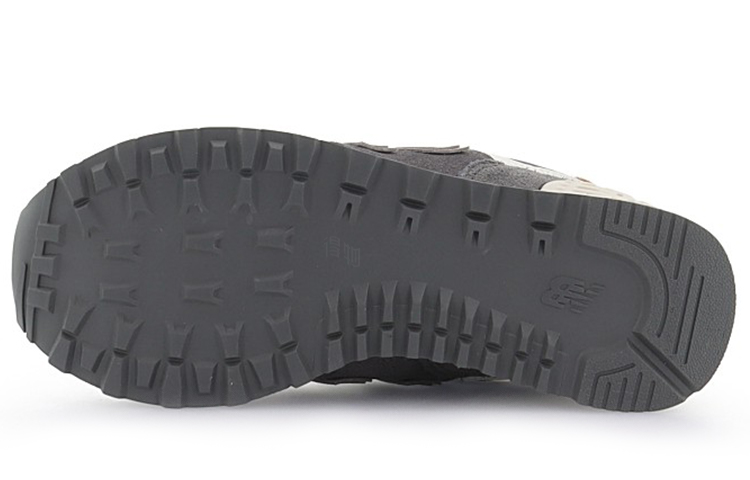 Женские кроссовки New Balance 574 (серо-розовые) — фото 6