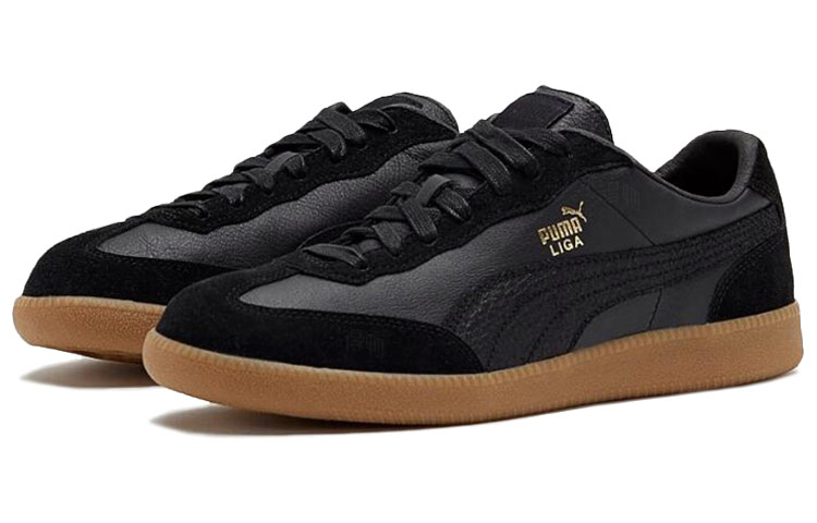 Унисекс кеды PUMA Liga Leather (черные) — фото 3