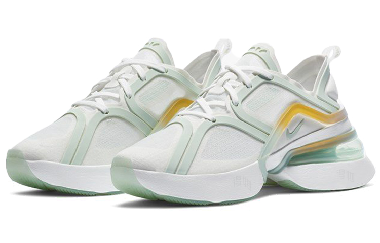 Женские кроссовки Nike Air Max 270 (светло-зелено-белые) — Светло-зелёныйбелый — фото 3