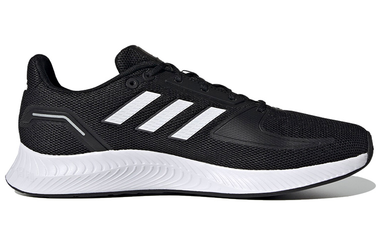 Мужские кроссовки adidas neo Runfalcon 2.0 (черно-белые) — Чёрный / белый — фото 2