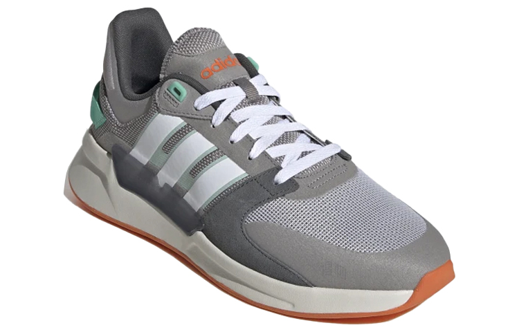 Мужские кроссовки adidas neo RUN 90S TPU (коричнево-зеленые) — фото 2