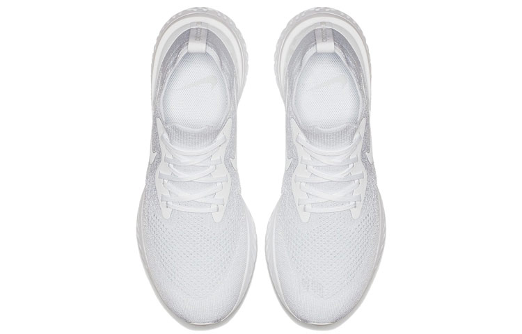 Женские кроссовки Nike Epic React Flyknit 1 (белые) — фото 3