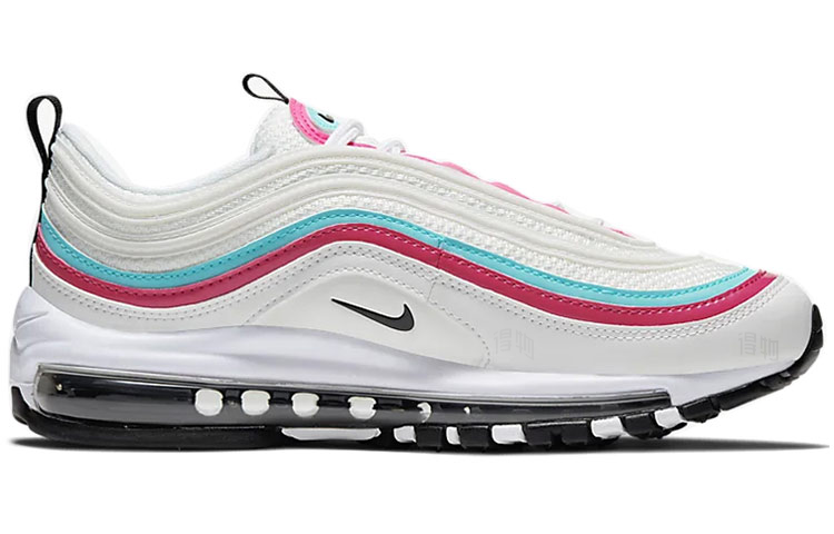 Женские кроссовки Nike Air Max 97 (красно-сине-белые) — Красный / синий / белый — фото 2