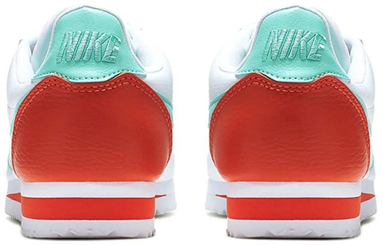 Женские кроссовки Nike Cortez Premium (бело-красные) — фото 4