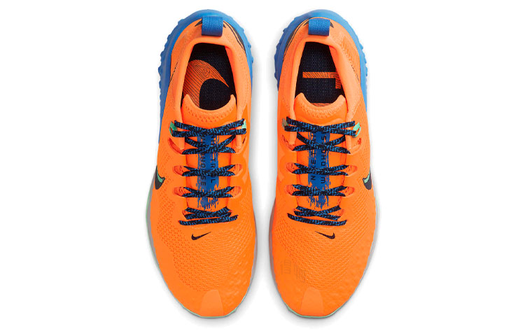 Мужские кроссовки Nike Wildhorse 7 (оранжево-синие) — фото 4