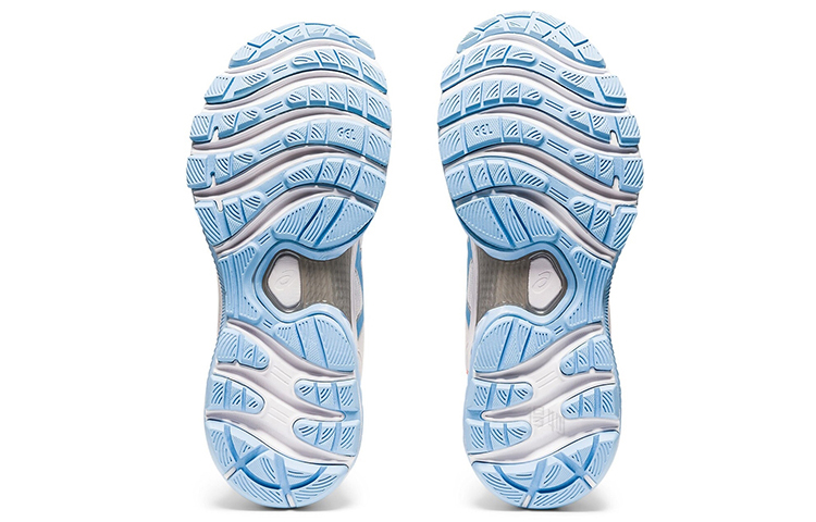 Женские кроссовки ASICS GEL-Nimbus 22 (бело-синие) — Белыйсиний — фото 6