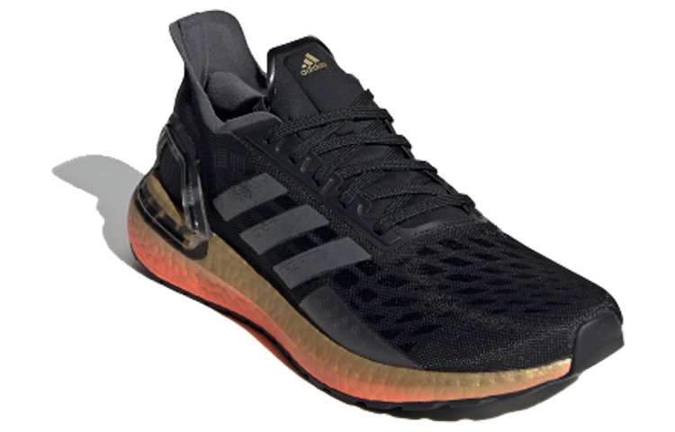Женские кроссовки adidas ULT (черно-золотой) — Чёрный / золотой / оранжевый — фото 2