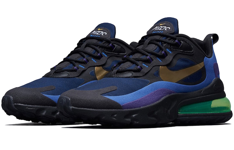 Мужские кроссовки Nike Air Max 270 React (синий) — фото 2