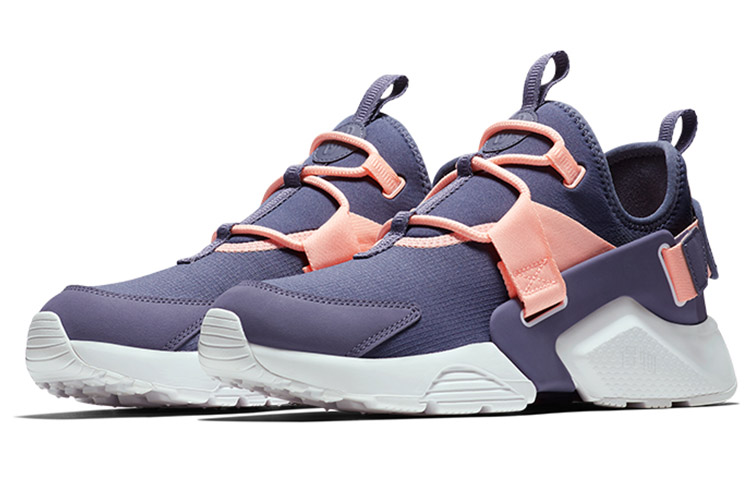 Женские кроссовки Nike Huarache City Low (фиолетово-розовые) — Фиолетовый / розовый — фото 3