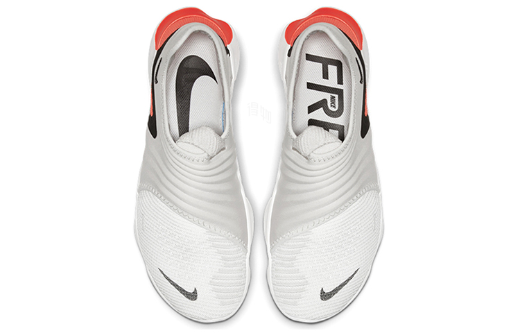 Кроссовки Nike Free RN Flyknit 3.0 (серые) — Серыйбелый — фото 4